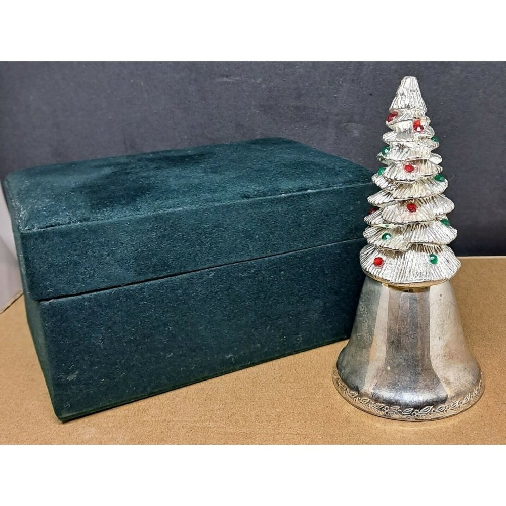 1998 Silver Plated Madison Avenue Christmas Bell